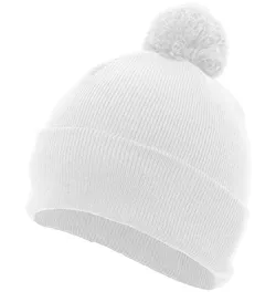 641K PACIFIC HEADWEAR Knit Fold-Over Pom-Pom Beanie