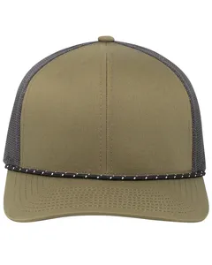 104BR PACIFIC HEADWEAR Trucker Snapback Braid Cap