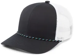 104BR PACIFIC HEADWEAR Trucker Snapback Braid Cap