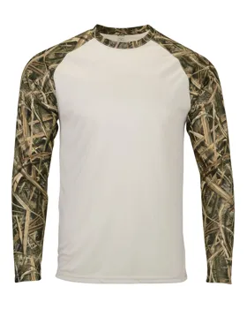 236 Paragon Jackson Mossy Oak Colorblocked Long Sleeve T-Shirt