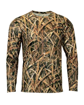 237 Paragon Oxford Performance Camo Print Long Sleeve T-Shirt