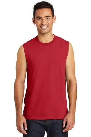 PC54SL Port & Company Core Cotton Sleeveless Tee.