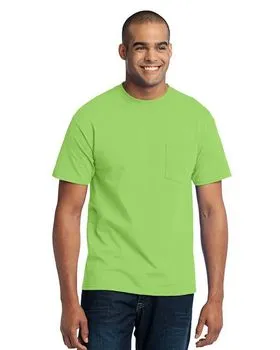 PC55PT Port & Company Tall Core Blend Pocket Tee.