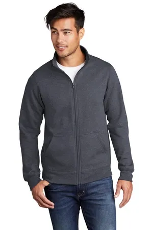 PC78FZ Port & Company Core Fleece Cadet Full-Zip Sweatshirt