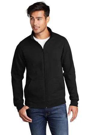 PC78FZ Port & Company Core Fleece Cadet Full-Zip Sweatshirt