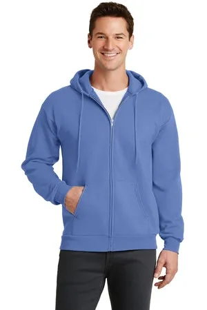PC78ZH Port & Company - Core Fleece Full-Zip Hooded Sweatshirt.