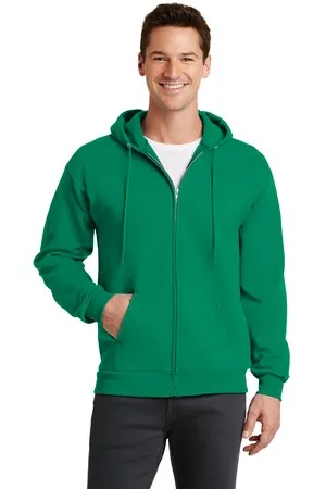 PC78ZH Port & Company - Core Fleece Full-Zip Hooded Sweatshirt.