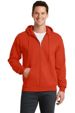PC78ZH Port & Company - Core Fleece Full-Zip Hooded Sweatshirt.