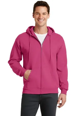 PC78ZH Port & Company - Core Fleece Full-Zip Hooded Sweatshirt.