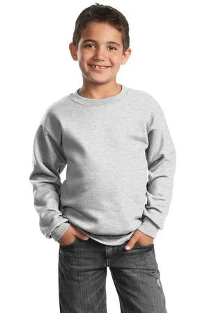 PC90Y Port & Company - Youth Core Fleece Crewneck Sweatshirt.