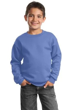 PC90Y Port & Company - Youth Core Fleece Crewneck Sweatshirt. PC90Y Port & Company - Youth Core Fleece Crewneck Sweatshirt.