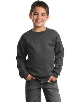 PC90Y Port & Company - Youth Core Fleece Crewneck Sweatshirt.