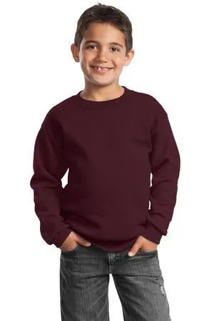PC90Y Port & Company - Youth Core Fleece Crewneck Sweatshirt.