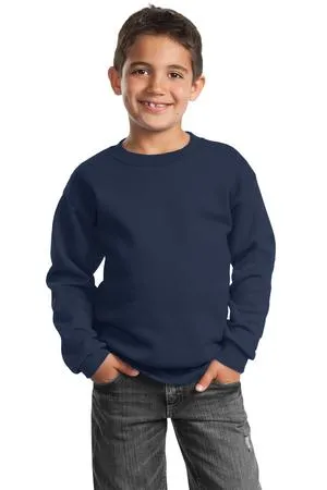 PC90Y Port & Company - Youth Core Fleece Crewneck Sweatshirt.