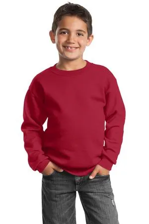 PC90Y Port & Company - Youth Core Fleece Crewneck Sweatshirt.