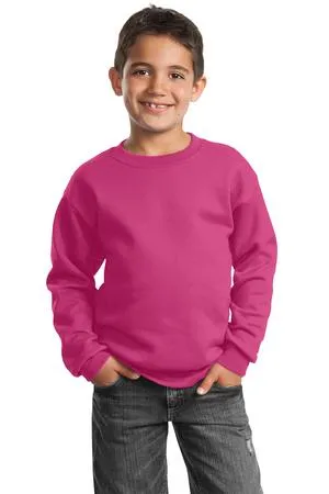 PC90Y Port & Company - Youth Core Fleece Crewneck Sweatshirt.