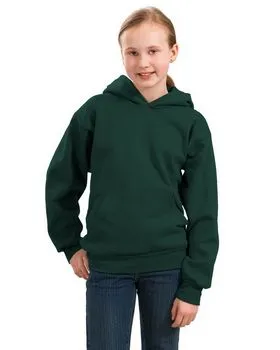 PC90YH Port & Company - Youth Core Fleece Pullover Hooded Sweatshirt.