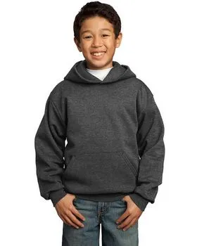 PC90YH Port & Company - Youth Core Fleece Pullover Hooded Sweatshirt.