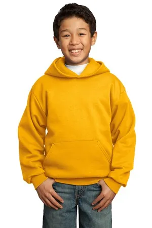 PC90YH Port & Company - Youth Core Fleece Pullover Hooded Sweatshirt.