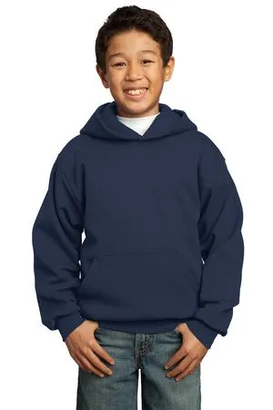 Port & Company PC90YH - Youth Core Fleece Pullover Hooded Sweatshirt. 