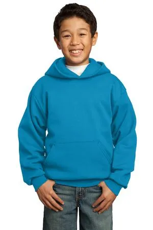 PC90YH Port & Company - Youth Core Fleece Pullover Hooded Sweatshirt.