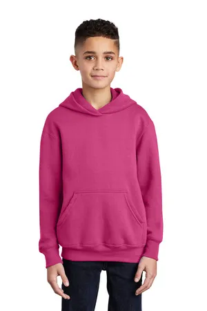 PC90YH Port & Company - Youth Core Fleece Pullover Hooded Sweatshirt.