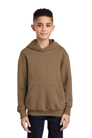 PC90YH Port & Company - Youth Core Fleece Pullover Hooded Sweatshirt.