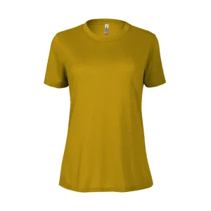 P512S Platinum Ladies Slub Short Sleeve Crew Neck Tee