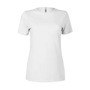 P513C Platinum Ladies CVC Short Sleeve Crew Neck Tee