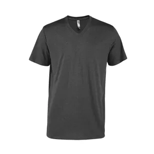 P602C Platinum Adult CVC Short Sleeve V-Neck Tee