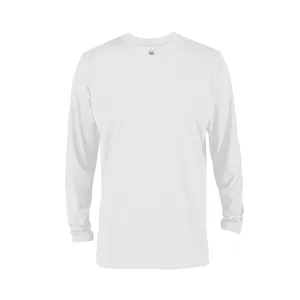 P603C Platinum Adult CVC Long Sleeve Crew Neck Tee