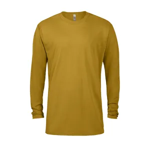 P603S Platinum Adult Slub Long Sleeve Crew Neck Tee