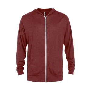 P910T Platinum Adult Tri-Blend Full Zip Hoodie