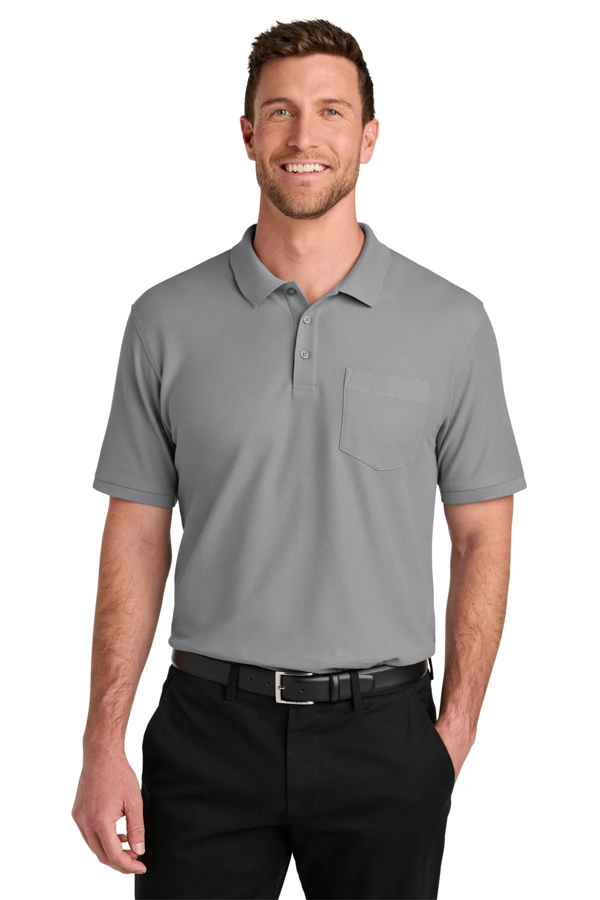 TLK200P Port Authority Tall Wearever Signature Pique Pocket Polo