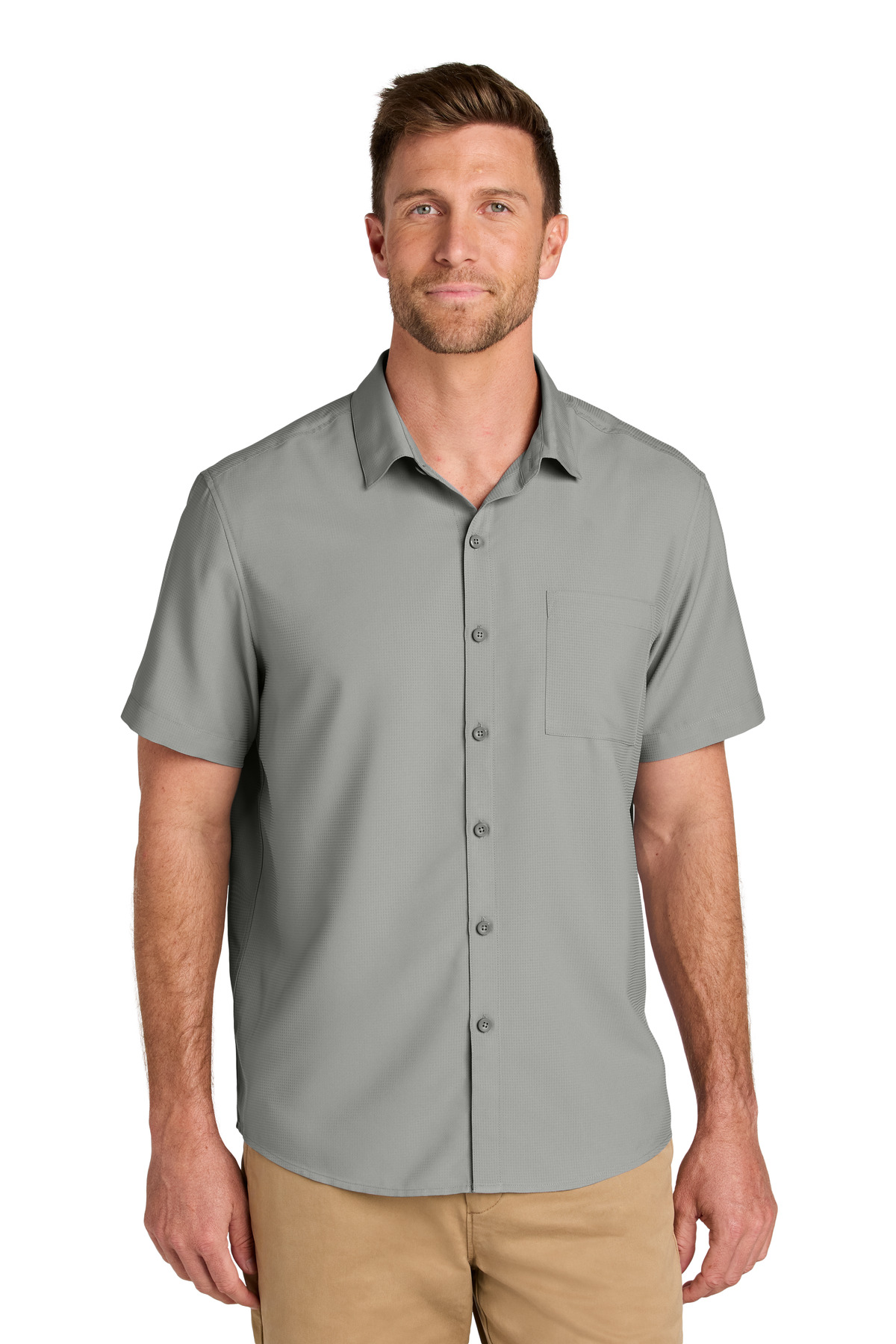 W963 Port Authority Short Sleeve UV Dockside Shirt