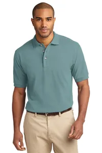 K420 Port Authority Heavyweight Cotton Pique Polo