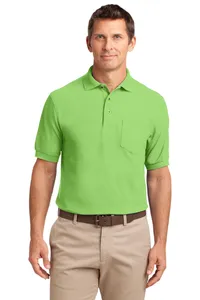 K500P Port Authority Silk Touch Polo with Pocket.