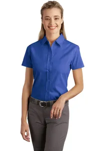 L507 Port Authority  Ladies Short Sleeve Easy Care, Soil Resistant Shirt.