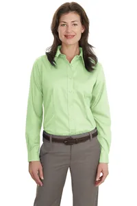 L638 Port Authority Ladies Non-Iron Twill Shirt.