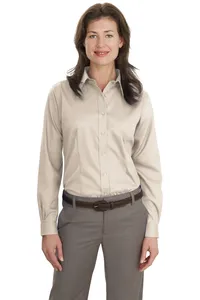 L638 Port Authority Ladies Non-Iron Twill Shirt.