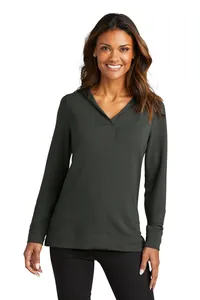 LK826 Port Authority Ladies Microterry Pullover Hoodie LK826 Port Authority Ladies Microterry Pullover Hoodie