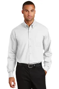 S632 Port Authority  Long Sleeve Value Poplin Shirt.
