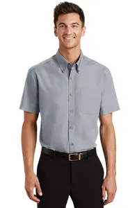 S633 Port Authority  Short Sleeve Value Poplin Shirt
