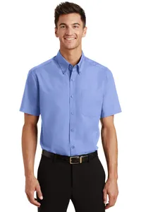 S633 Port Authority  Short Sleeve Value Poplin Shirt.