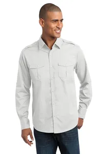 S649 Port Authority Stain-Release Roll Sleeve Twill Shirt.