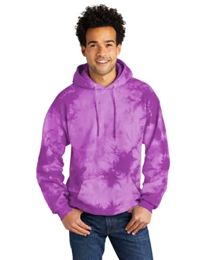 PC144 Port & Company Crystal Tie-Dye Pullover Hoodie PC144 Port & Company Crystal Tie-Dye Pullover Hoodie