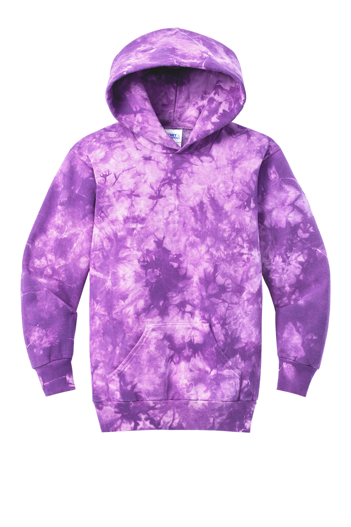 PC144Y Port & Company Youth Crystal Tie-Dye Pullover Hoodie PC144Y Port & Company Youth Crystal Tie-Dye Pullover Hoodie