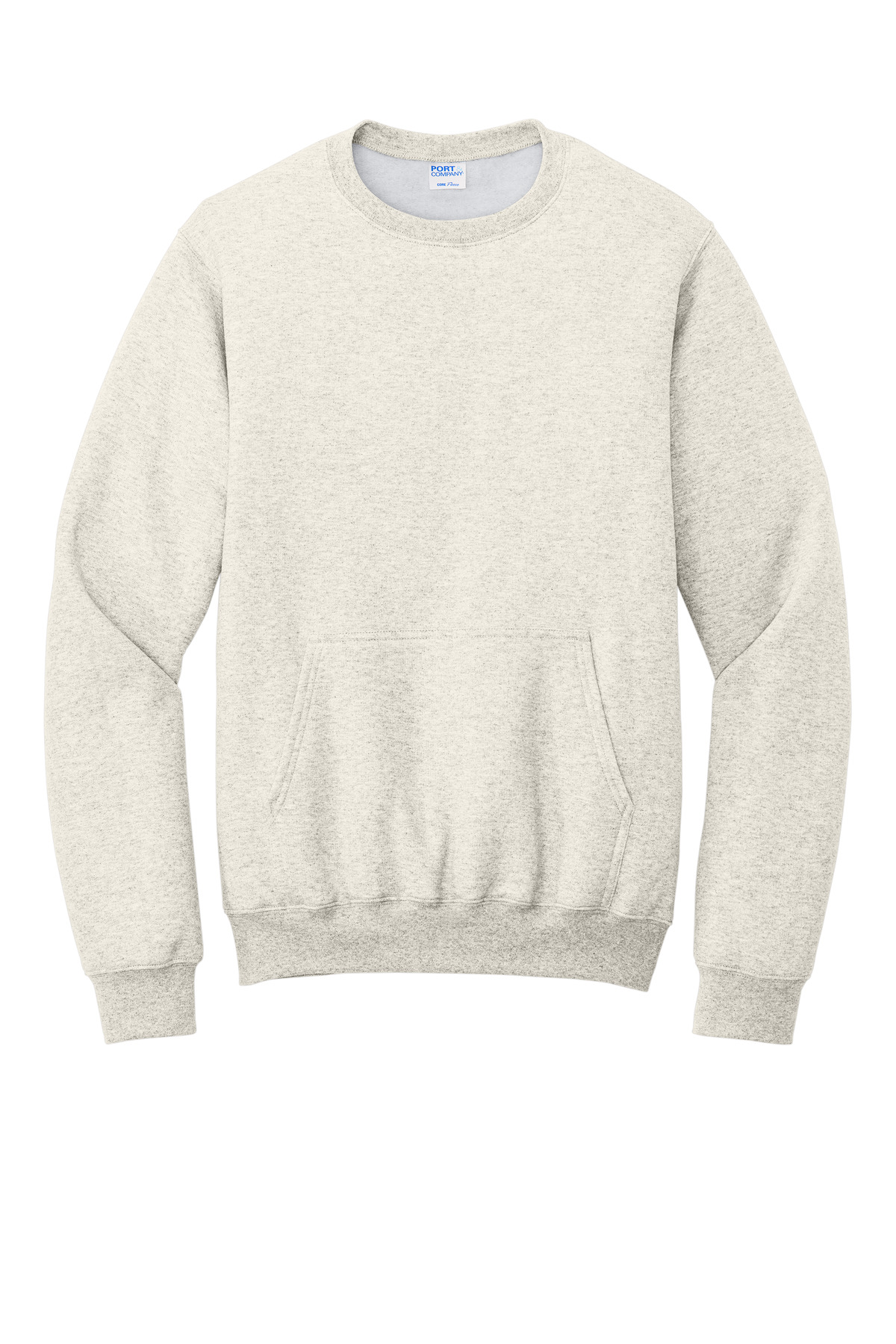 PC78PKT Port & Company Core Fleece Crewneck Pocket Sweatshirt