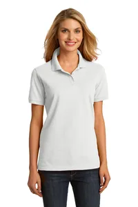 LKP150 Port & Company  Ladies Ring Spun Pique Polo.
