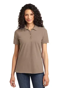 LKP155 Port & Company Ladies Core Blend Pique Polo.